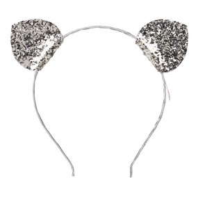 Haarband Mireille, zilver