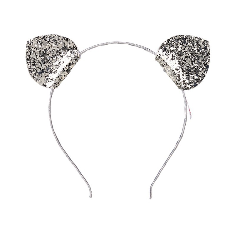 Haarband Mireille, zilver