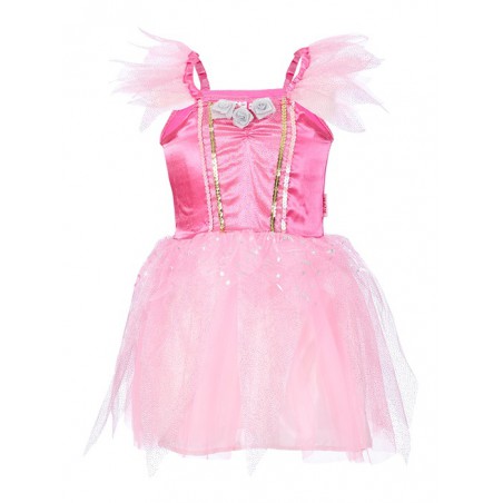 Clancy dress, pink/fuchsia 5-7 jr