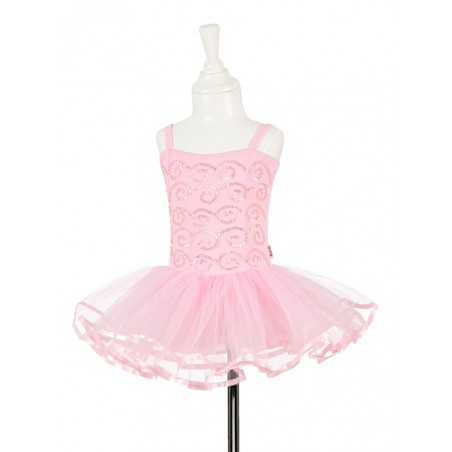 Tutu jurk Sheila, l. roze met pailletten