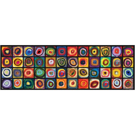 Color Study of Squares , Panorama , Eurographics 1000stukjes