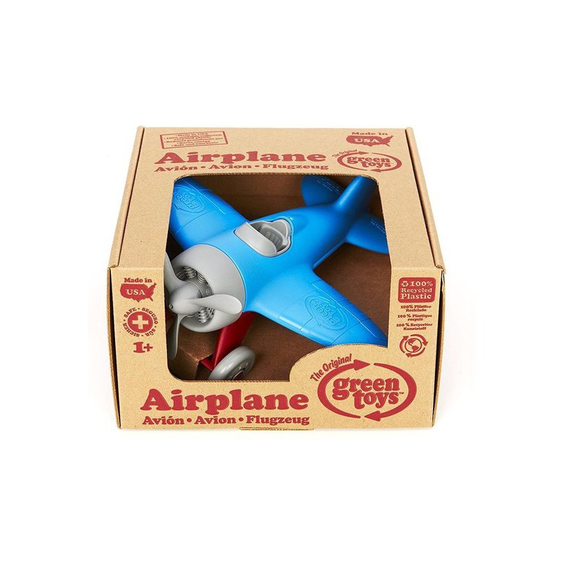 GreenToys Vliegtuig - Blauw