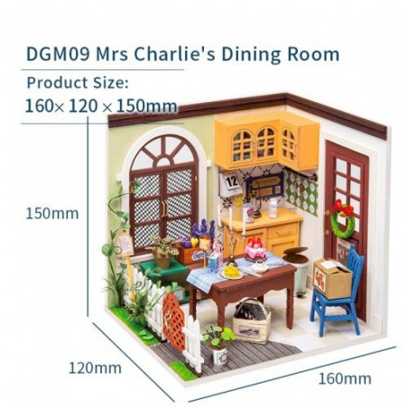 Mrs Charlie’s Dining Room, Diy Miniature House