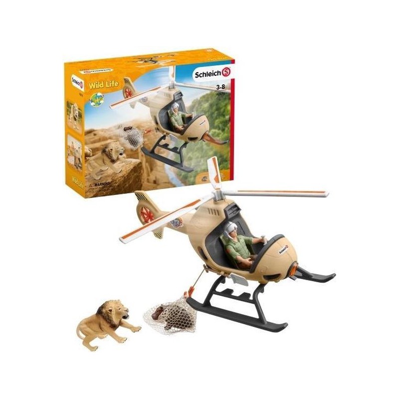Schleich reddingshelicopter voor dieren
