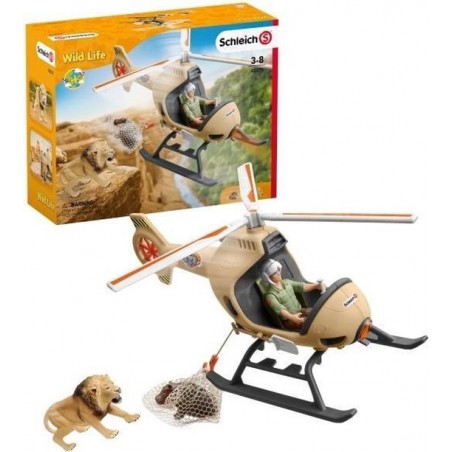 Schleich reddingshelicopter voor dieren