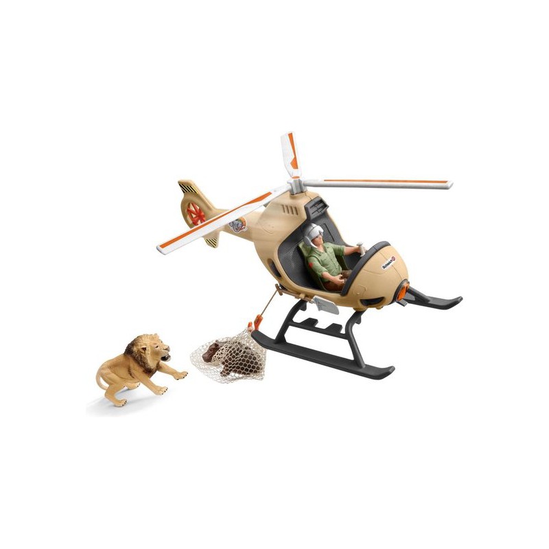 Schleich reddingshelicopter voor dieren