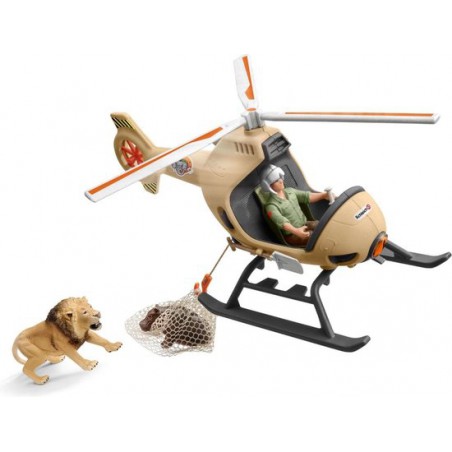 Schleich reddingshelicopter voor dieren