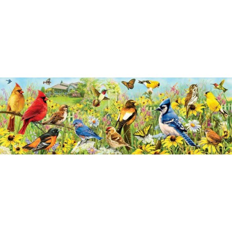 Garden Birds - Greg Giordano, Panorama , Eurographics 1000stukjes