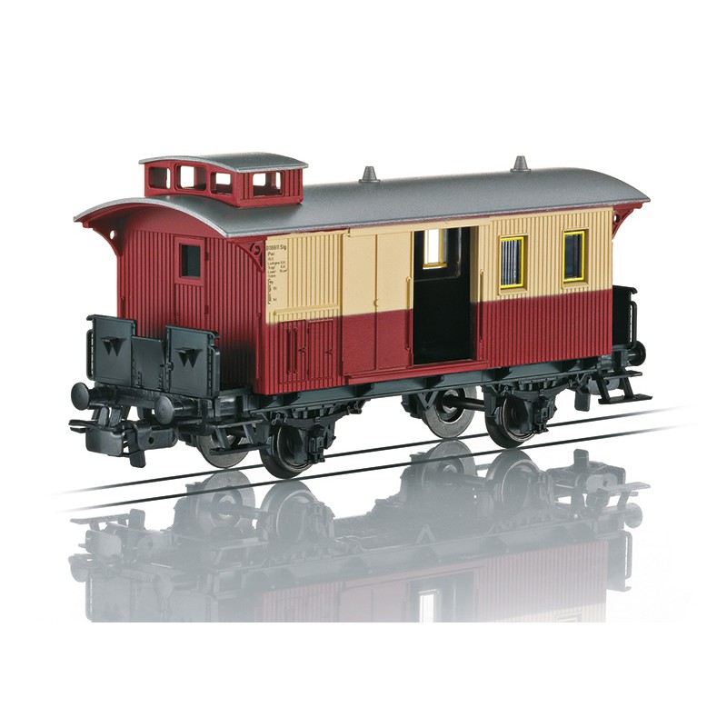 Märklin Start up, Bagagerijtuig rood/beige 4108, Spoor H0
