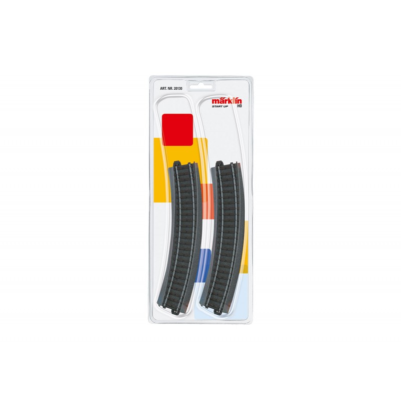 Märklin Start up, Set gebogen rails 20130, C-rail, Spoor H0