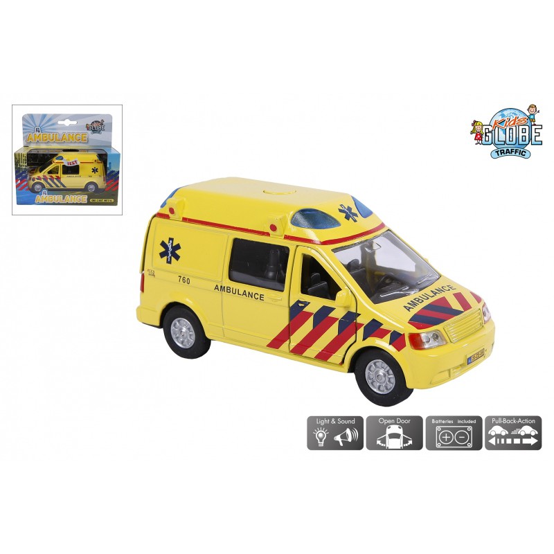 Ambulance met Licht en Geluid, Kids Globe