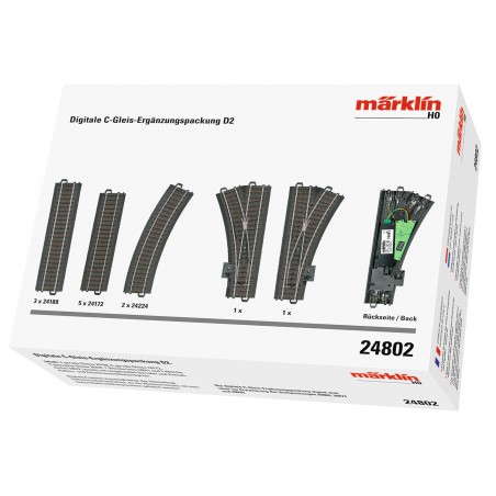 Märklin-H0 Start up, Uitbreidingspakket D2 voor digitale C-rails 24802