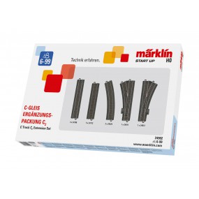 Märklin-H0 Start up, C-rail uitbreidingsset C2, 24902