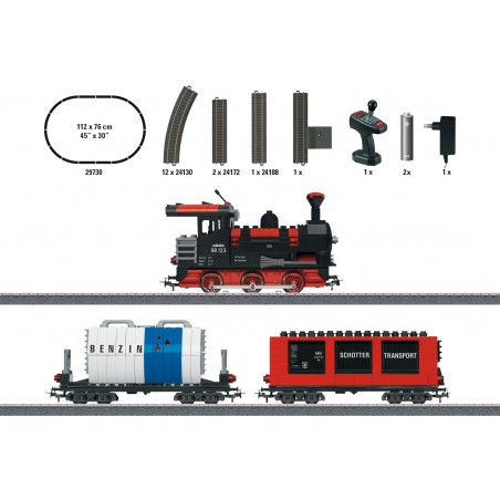 Märklin-H0 Start up, Startset "Bouwsteenwagen" met geluid en lichtbouwstenen 29730