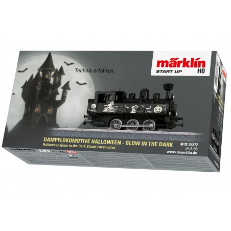 Märklin-H0 Start up, Stoomlocomotief Halloween - Glow in the Dark, 36872