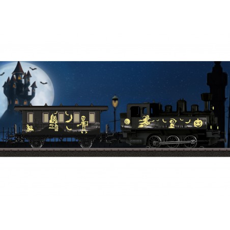 Märklin-H0 Start up, Stoomlocomotief Halloween - Glow in the Dark, 36872