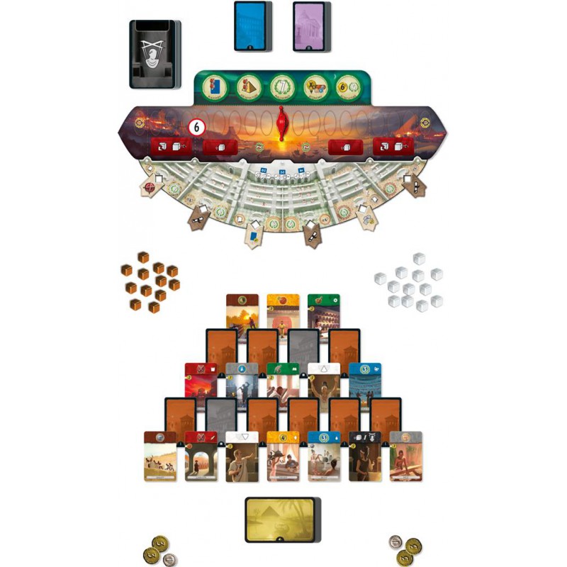 7 Wonders Duel Agora - Kaartspel, Asmodee