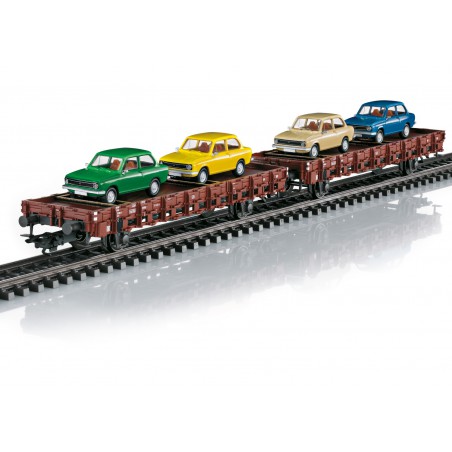 Märklin-H0 Start up, Set platte wagens "DAF 66", 46404