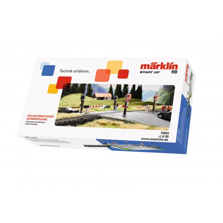 Märklin-H0 Start up, Volledig automatische spoorwegovergang uit één stuk, 74924