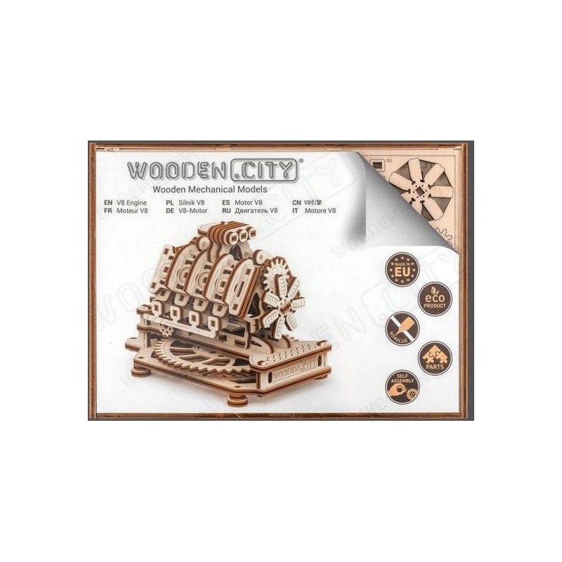 V8 engine- Wooden City