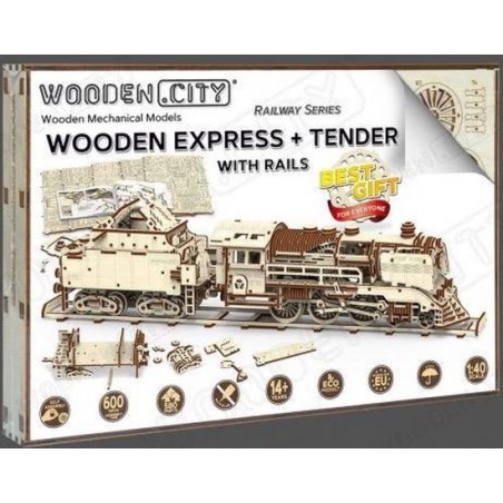 Wooden express and tender- Wooden City