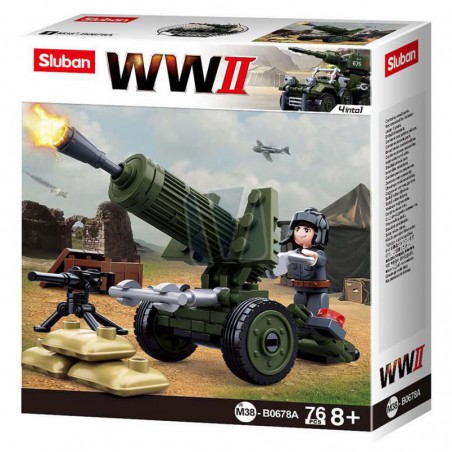 Sluban WW2 4 in 1 Artillerie