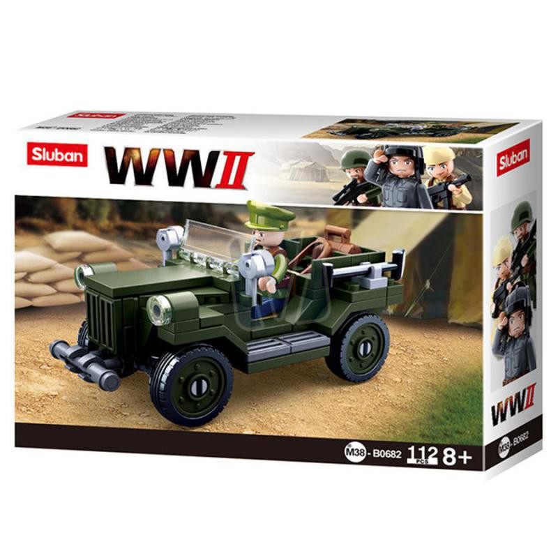 Sluban WW2 GAZ Jeep