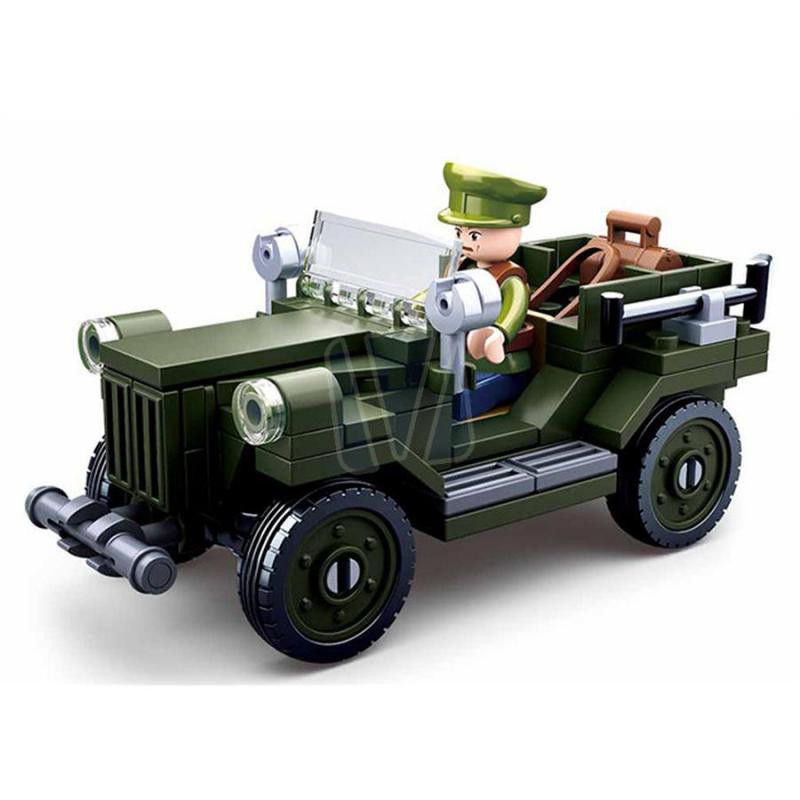 Sluban WW2 GAZ Jeep