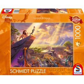 Disney Koning van de leeuwen,  Kinkade 1000 stukjes
