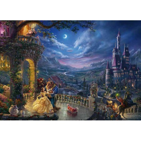 Disney Beauty and the beast,  Kinkade 1000 stukjes