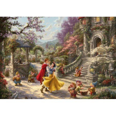 Disney Dancing Snow White,  Kinkade 1000 stukjes