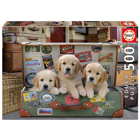 Puppy Bagage, Educa 500stukjes