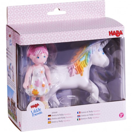 Little Friends – Amira en Eenhoorn Ruby Rainbow - Haba