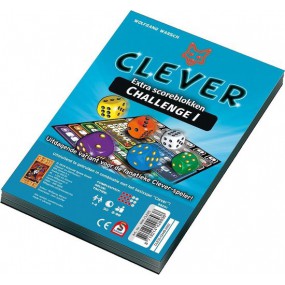 Clever Challenge 1 Scoreblok 2 stuks - Dobbelspel, 999 games
