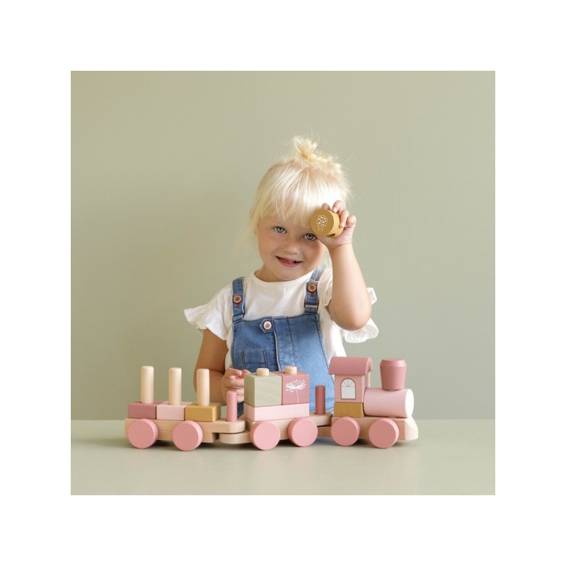 Blokkentrein Wild Flowers - Little Dutch