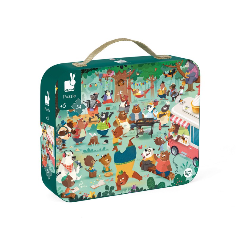 Janod, Zoekpuzzel - De Berenfamilie, 54st, 11.2668