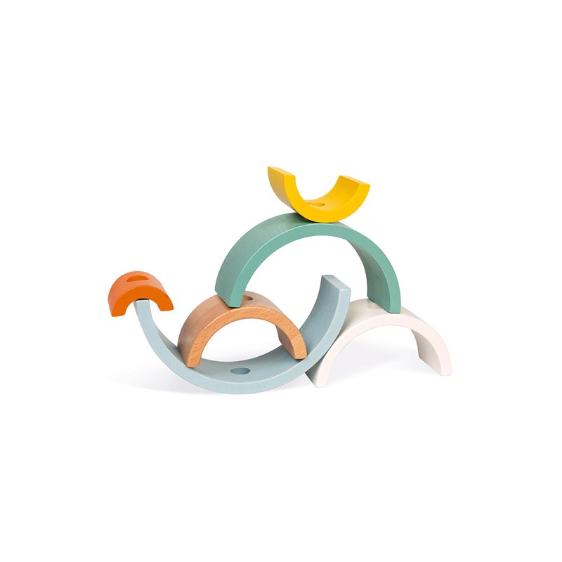 Janod, Sweet Cocoon - Schildpad Regenboog, 11.4405