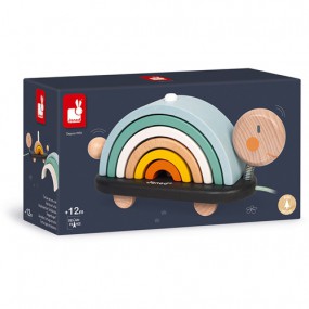 Janod, Sweet Cocoon - Schildpad Regenboog, 11.4405