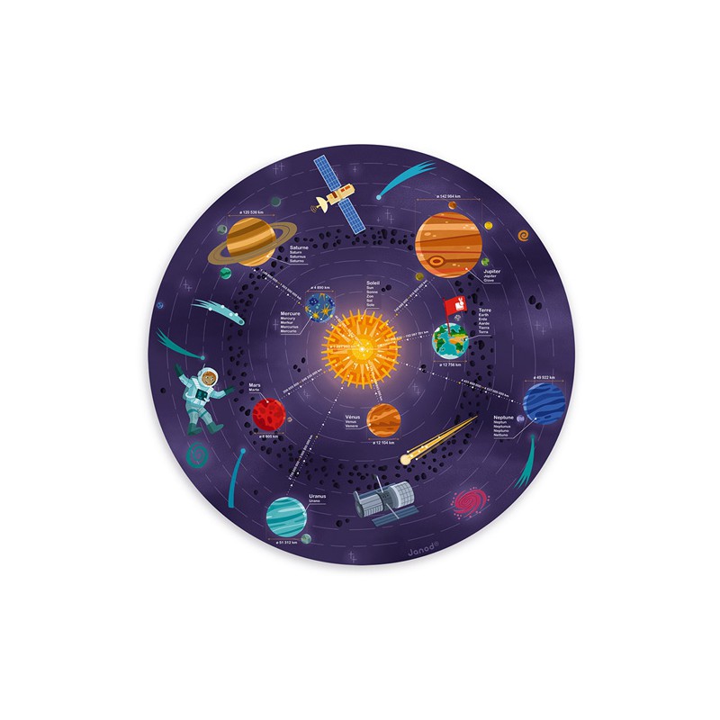 Janod, Magneetbord - Het Zonnestelsel, 11.5462