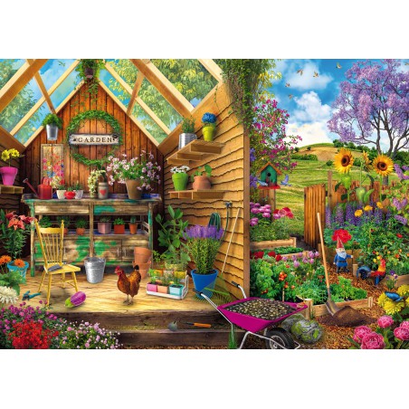 Blik in het tuinhuis 300p XL Ravensburger