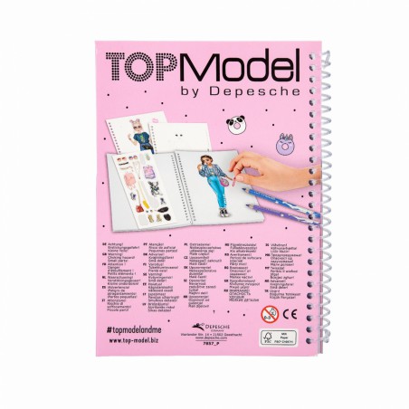 TOPModel pocket kleurboek 3D