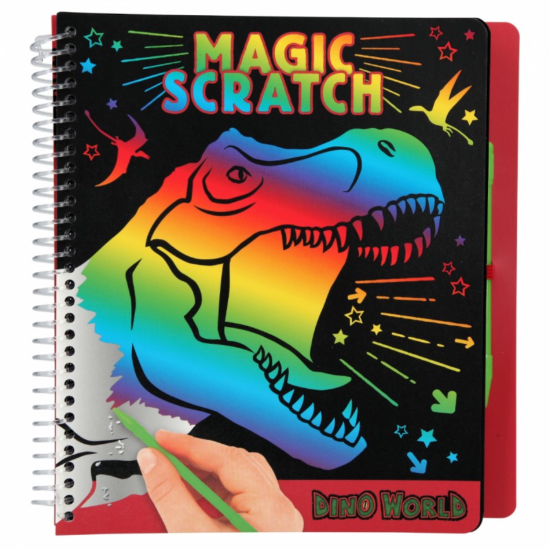 Dino World Magic Scratch boek