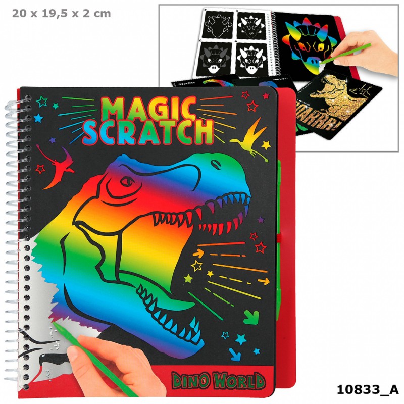 Dino World Magic Scratch boek