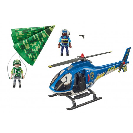 Playmobil - Politiehelikopter: parachute-achtervolging,  70569