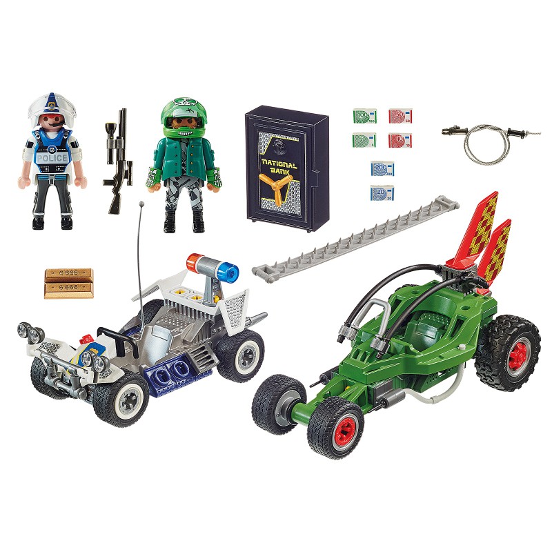 Playmobil - Politiekart: achtervolging van de kluisrover, 70577