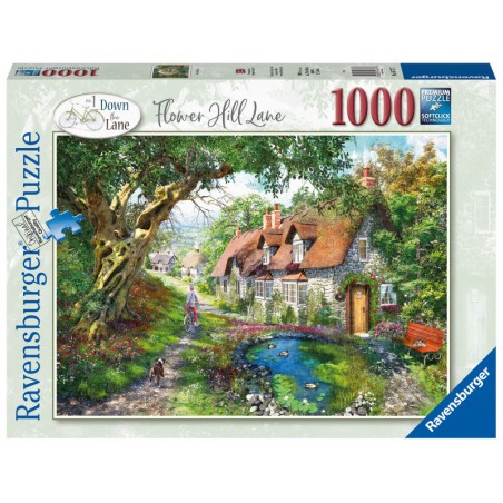 Flower Hill Lane 1000 stukjes Ravensburger