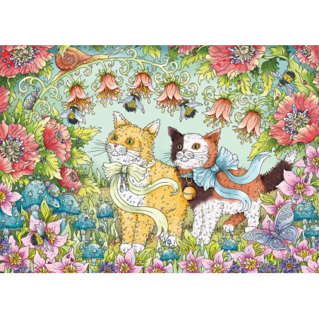 Kattenvriendschap 1000 stukjes Ravensburger