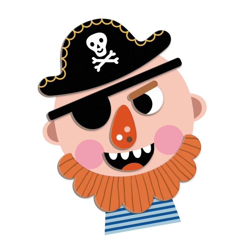 Janod, Magnetibook - Gekke gezichten jongens, 11.2716