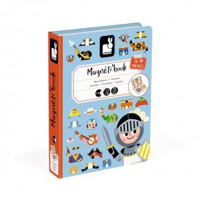 Janod, Magnetibook - Verkleedfeest jongens, 11.2719