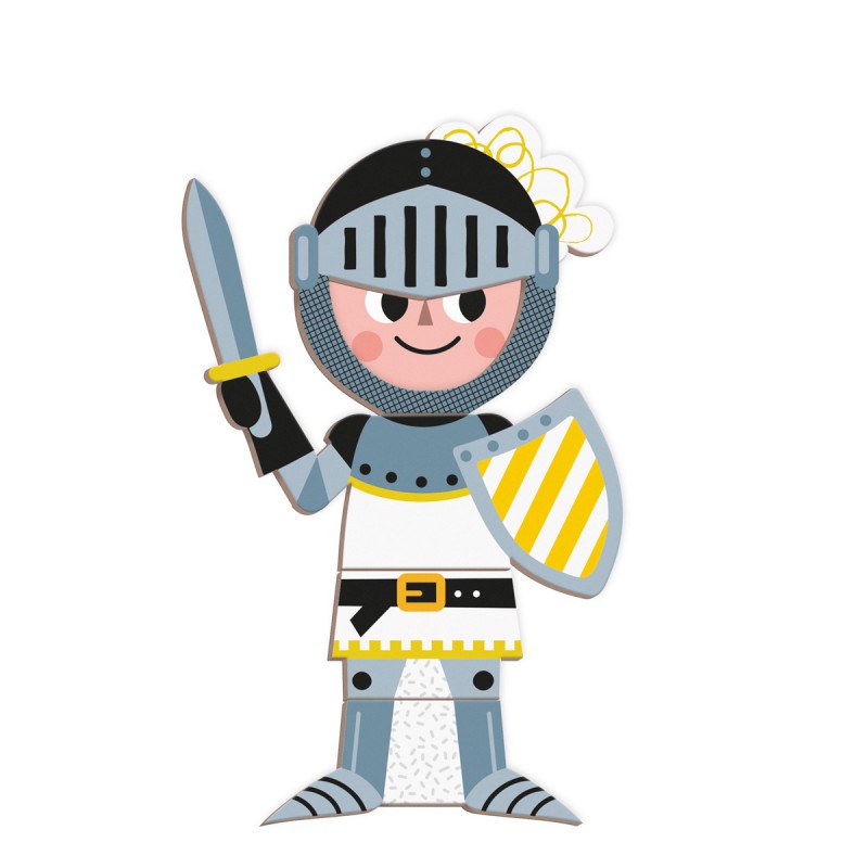 Janod, Magnetibook - Verkleedfeest jongens, 11.2719